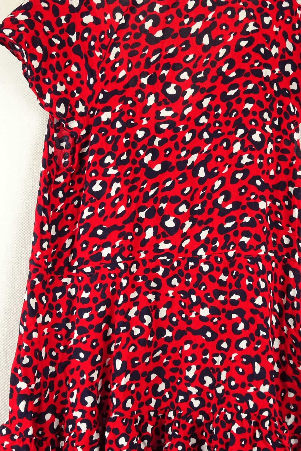 Red Animal Print Dress S