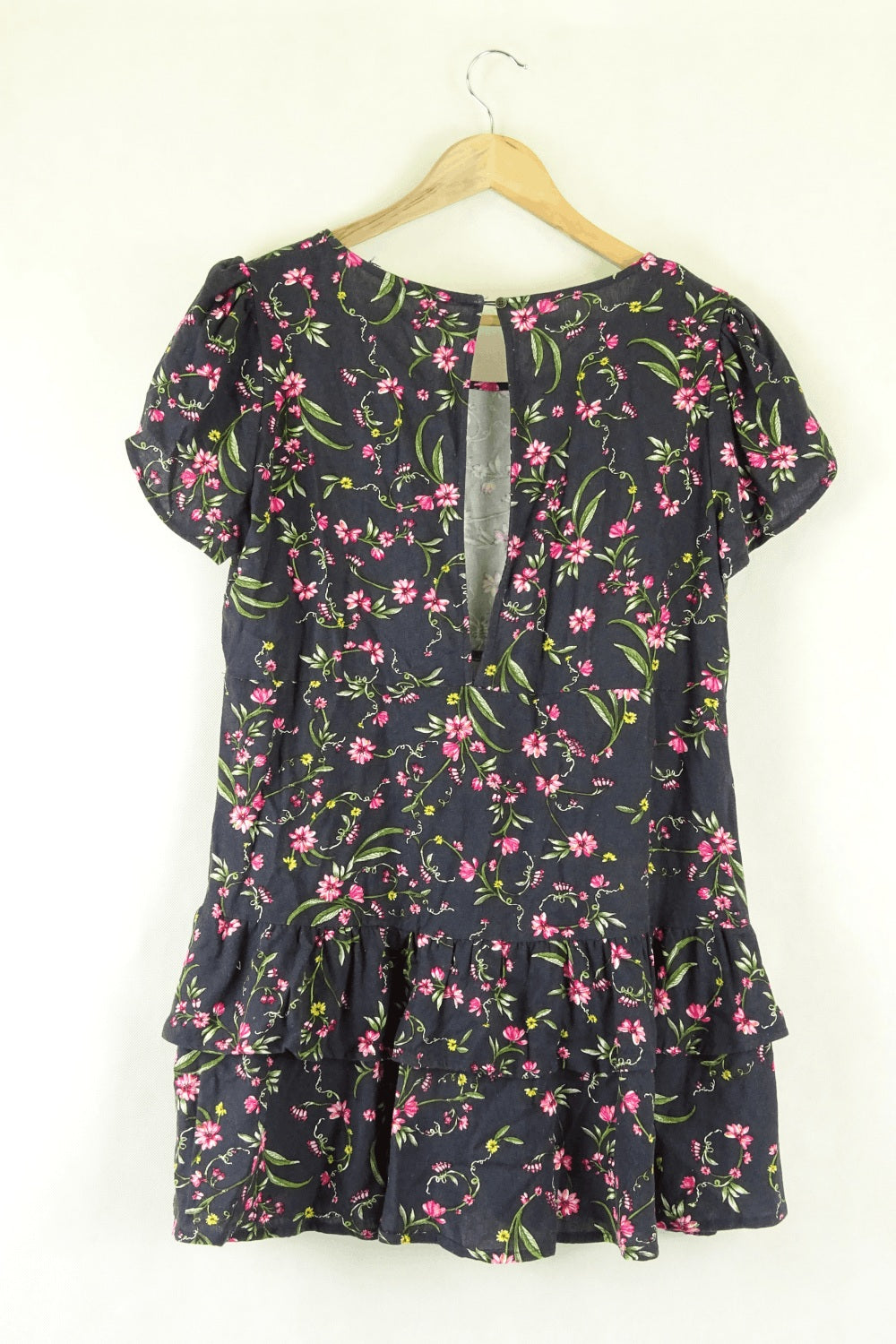 Jaase Navy Floral Dress S