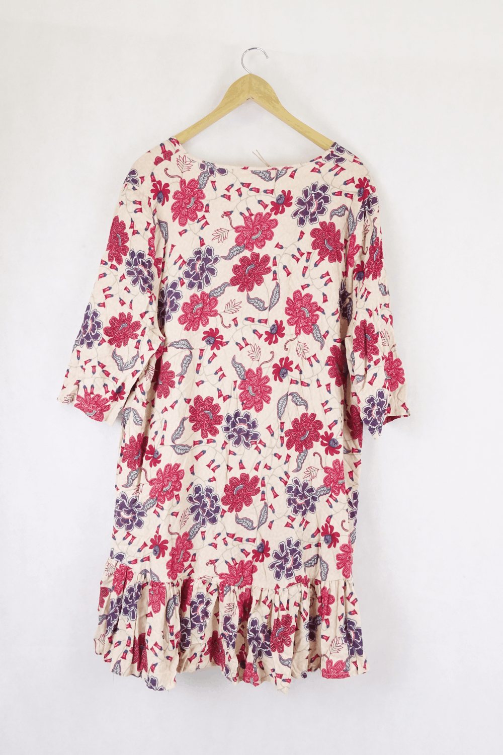 Ebby And I Red Floral Dress 10