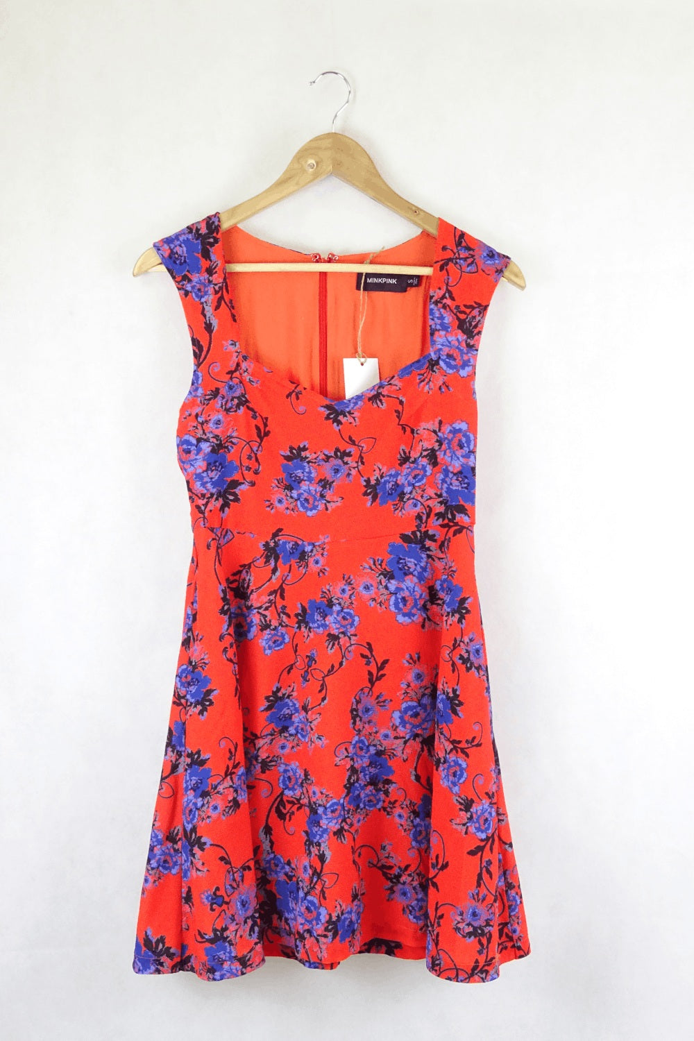 Minkpink Orange And Blue Dress S