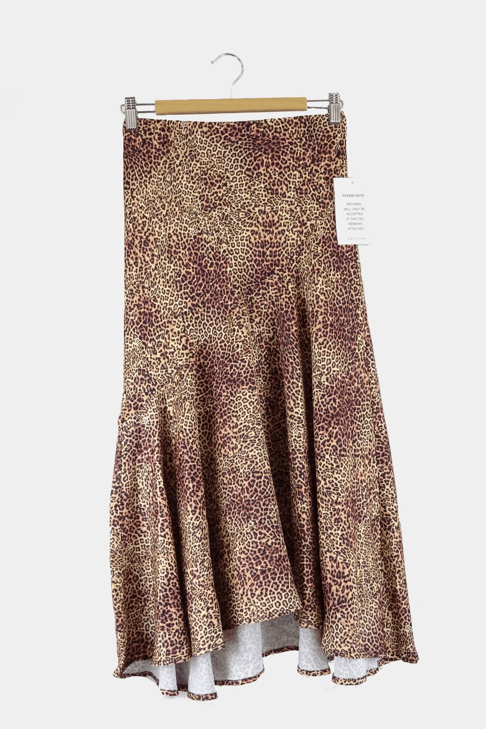 Animal print midi skirt cheap xs