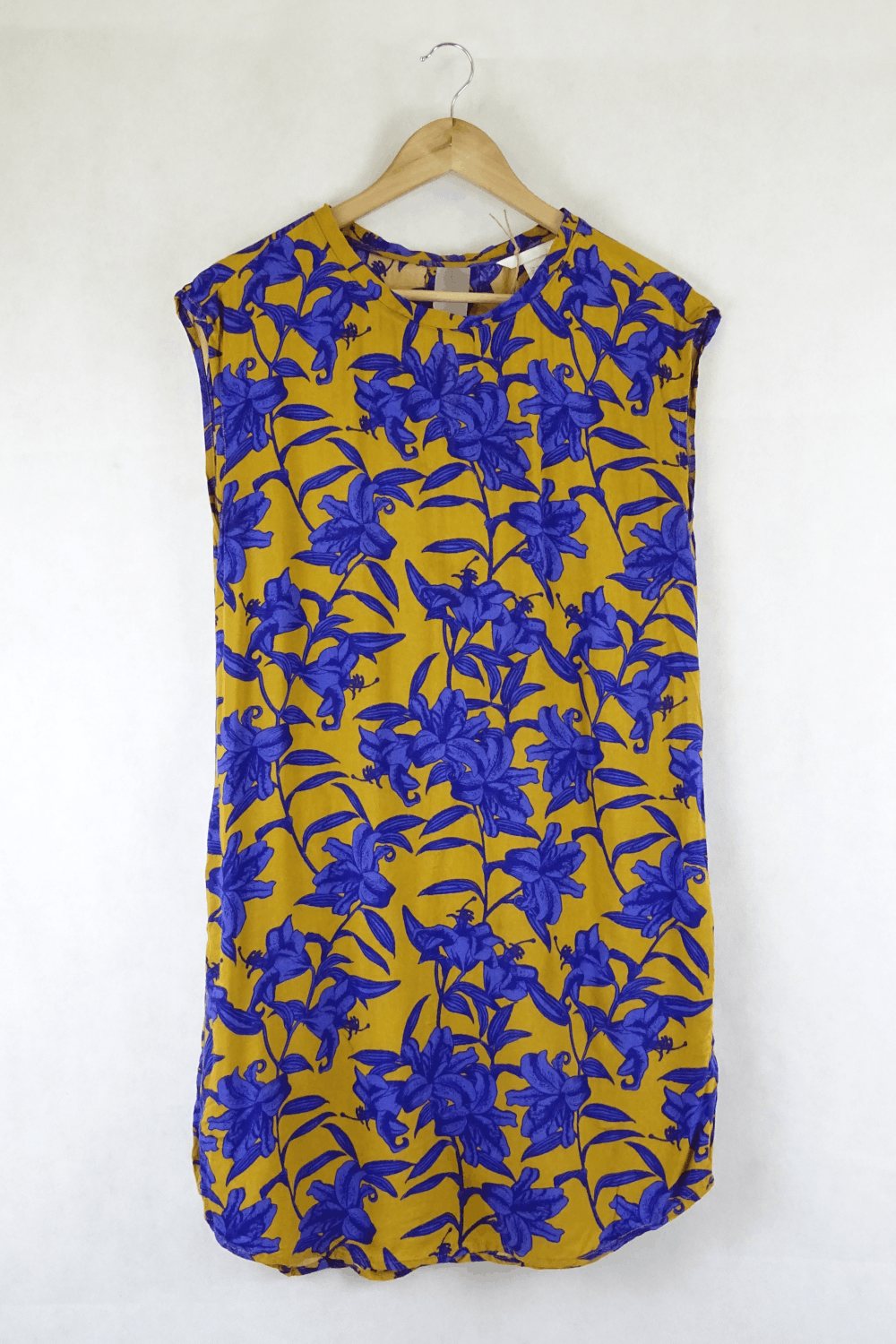 H&m blue floral outlet dress