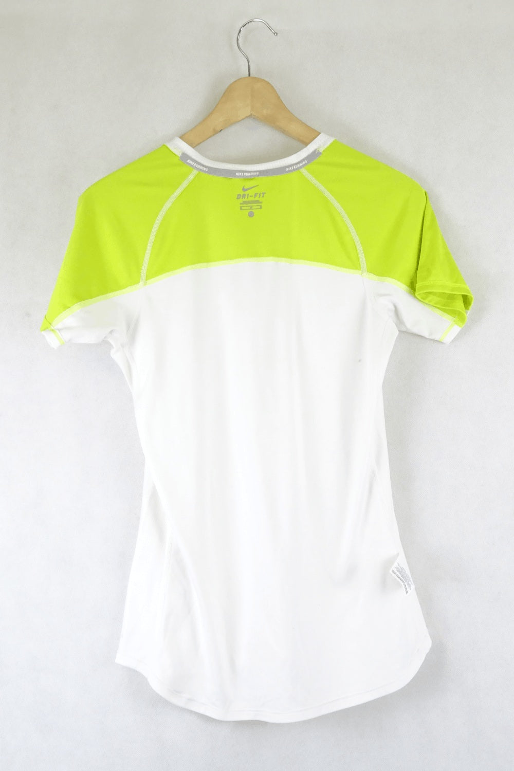 Nike Yellow And White Top S