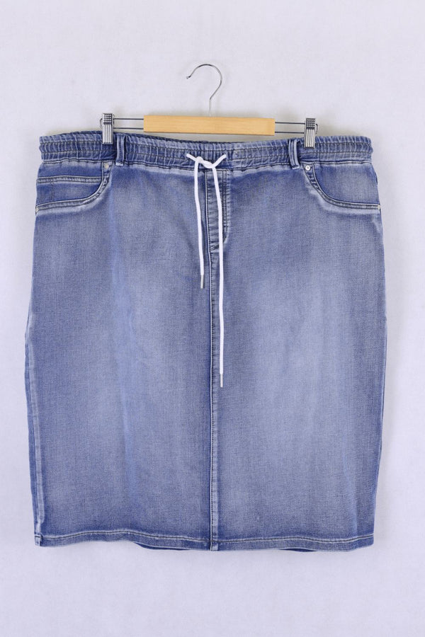 Virtuelle Denim Skirt 22 Reluv Clothing Australia