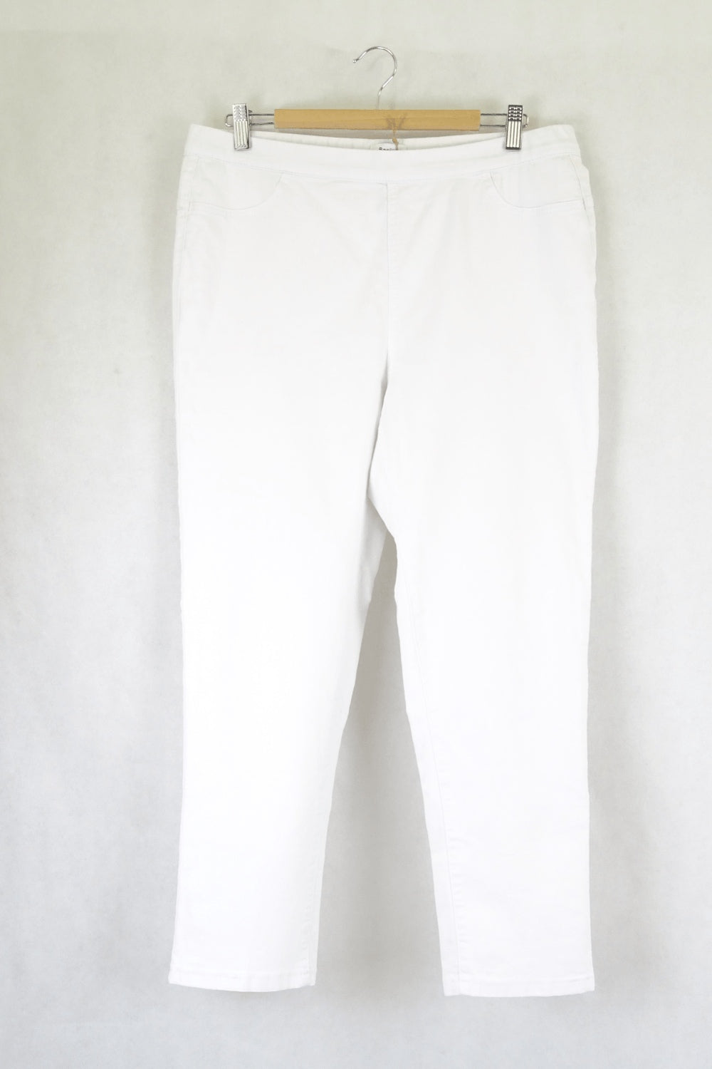 Basics White Pants L