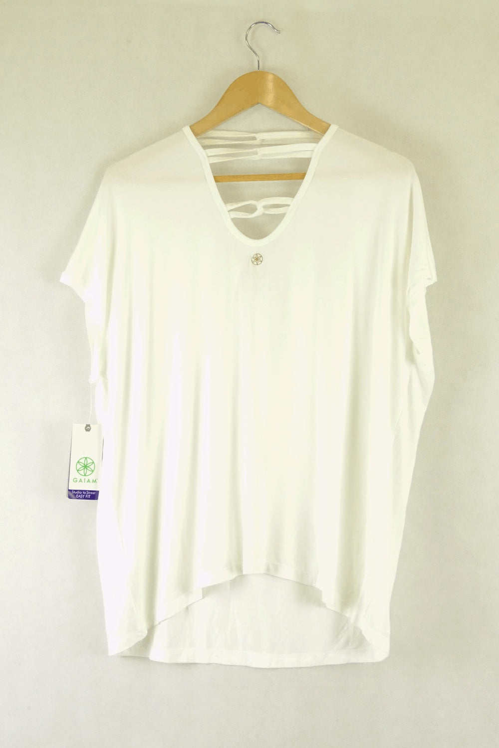 Gaiam White T-Shirt L