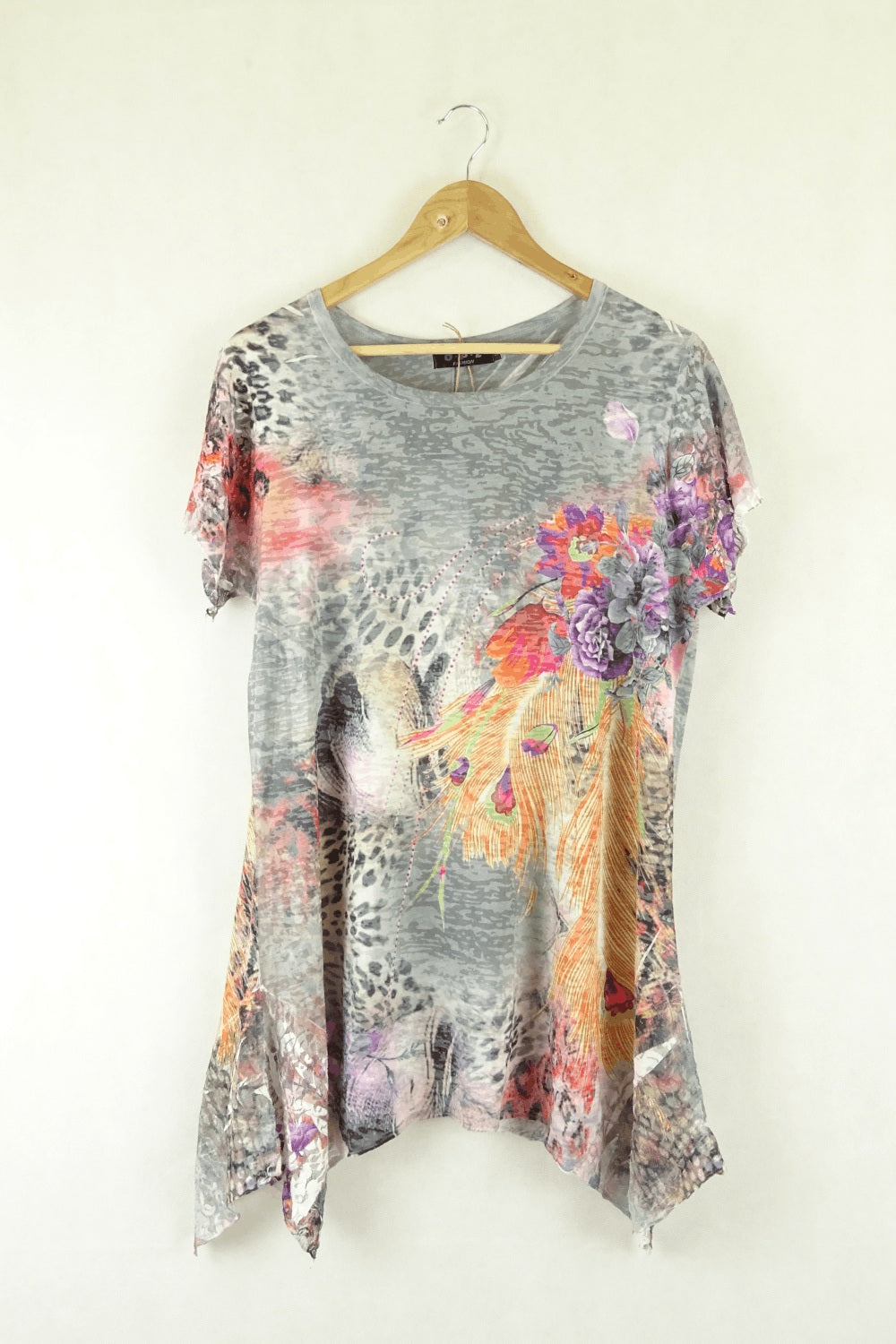 O.P.L Fashion Multi Coloured Top L