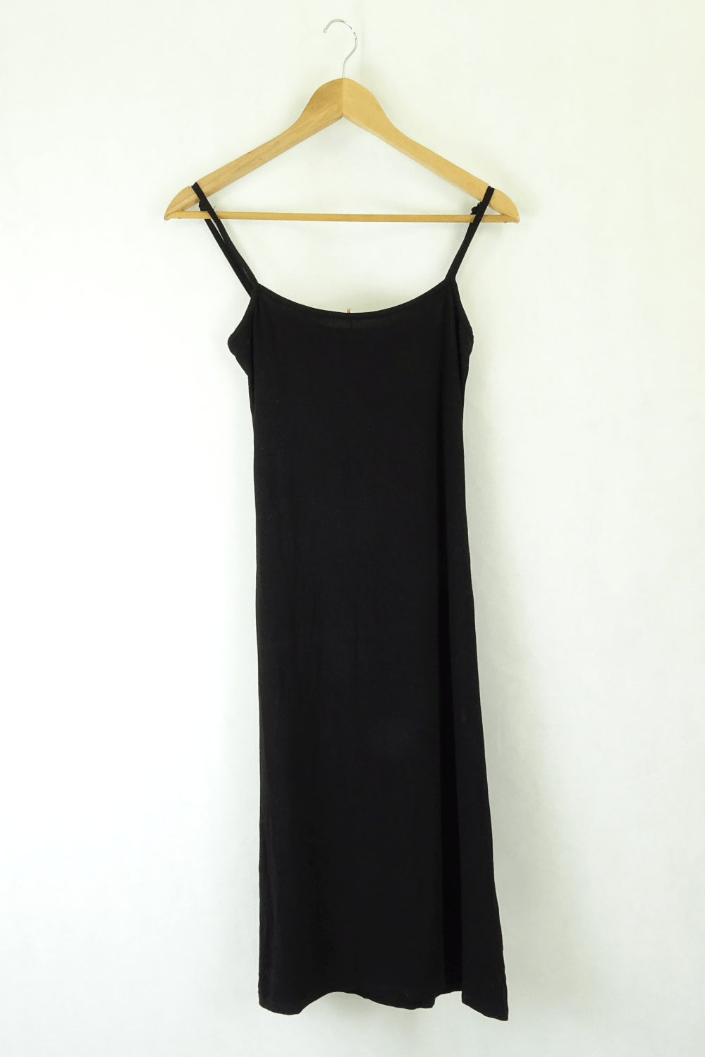 Le Strada Black Long Singlet Dress S