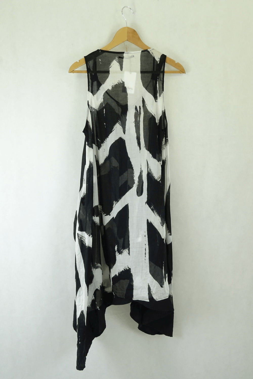 Animale Black And White Tie Dye Dress S