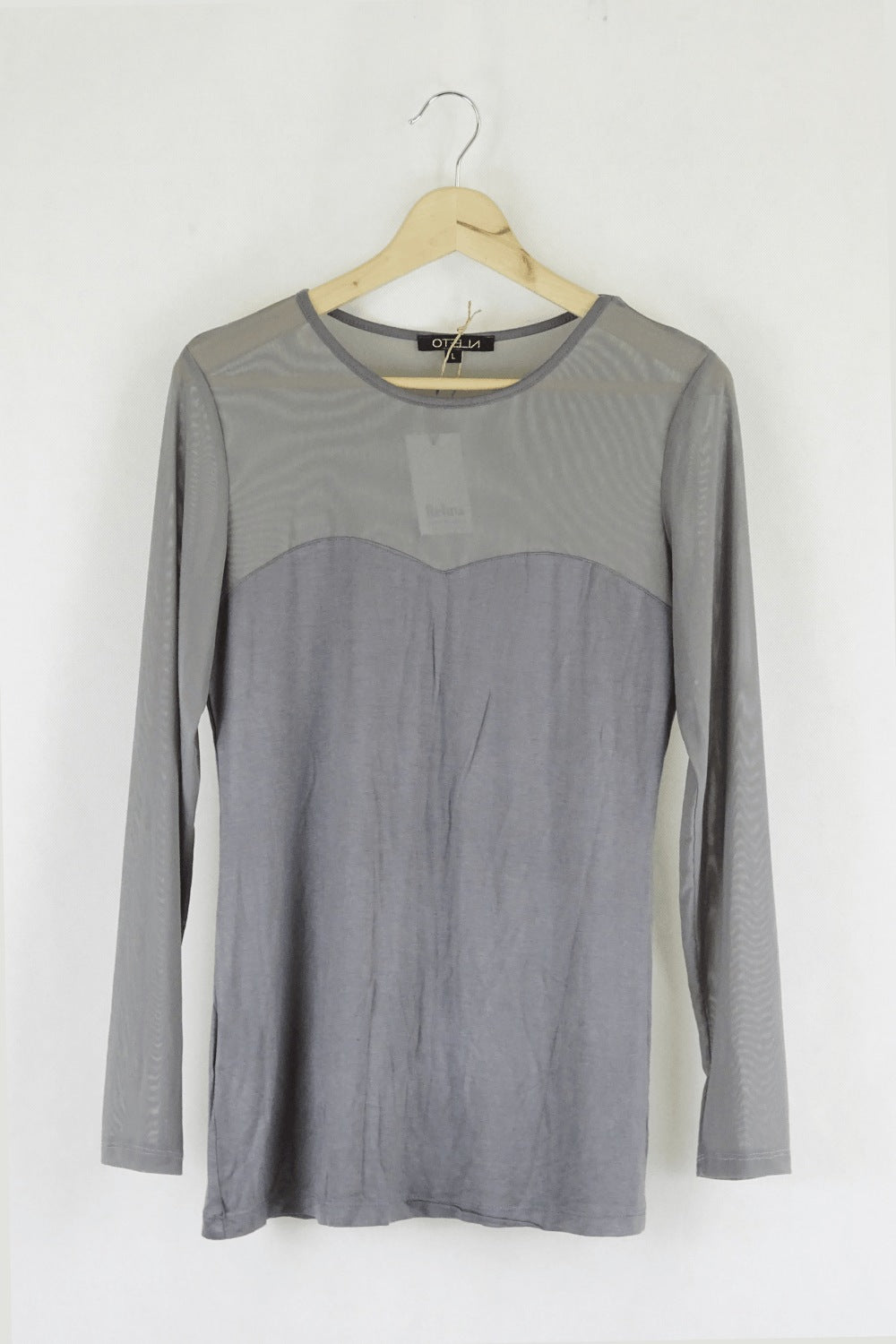 Otelia Grey Top L