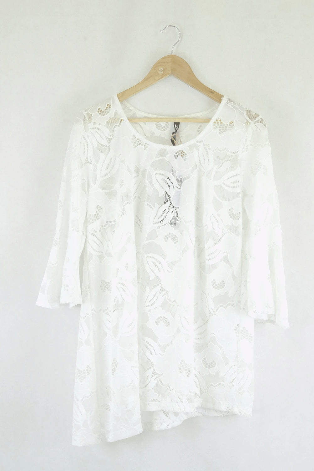 Taking Shape TS White Lace Top 14