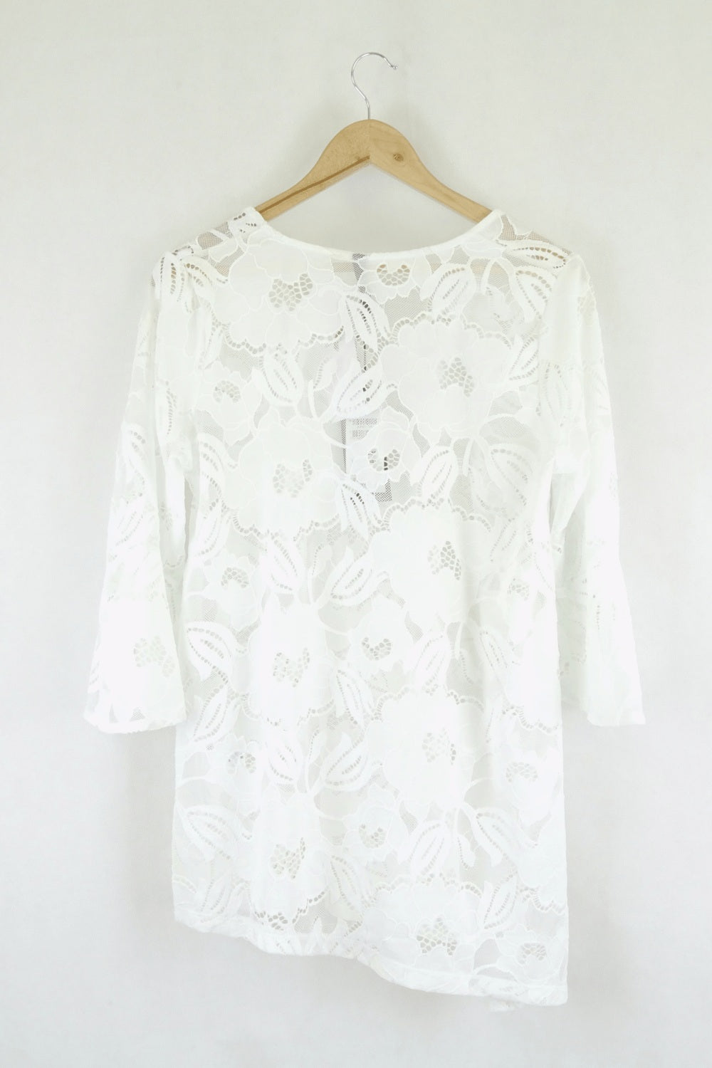 Taking Shape TS White Lace Top 14