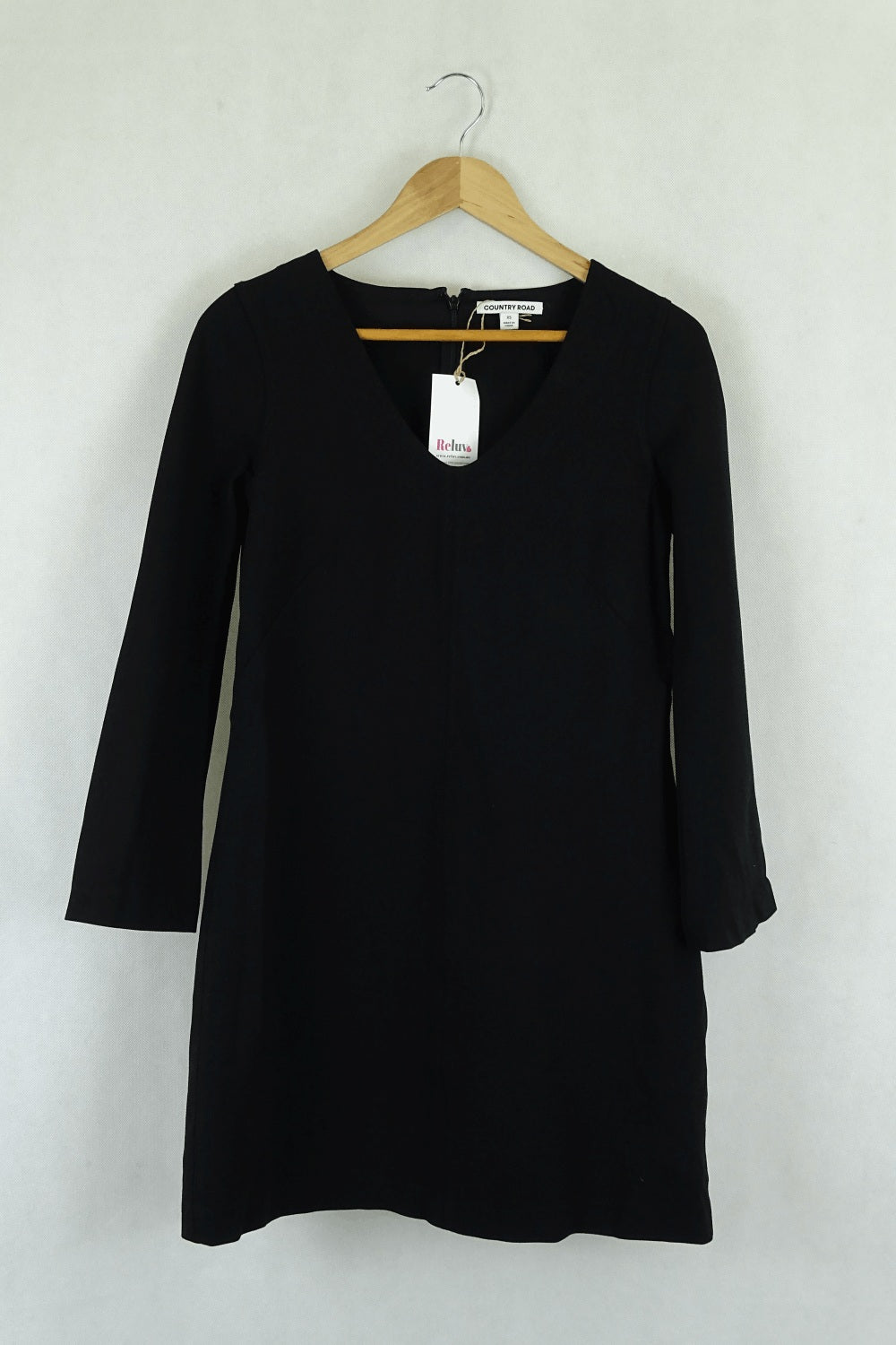 Country Road Black Dress Xs