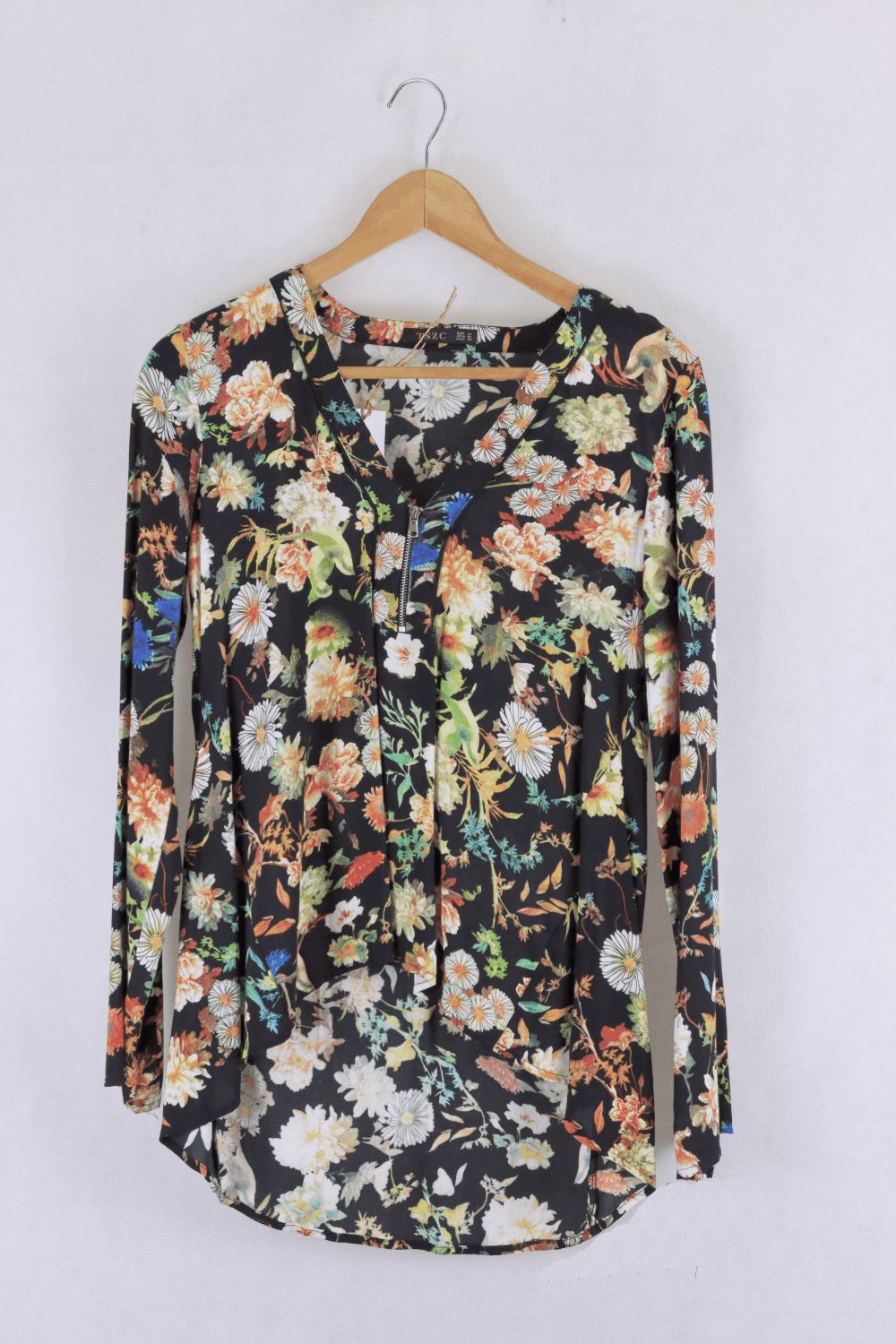 TSZC  Black Floral Dress M