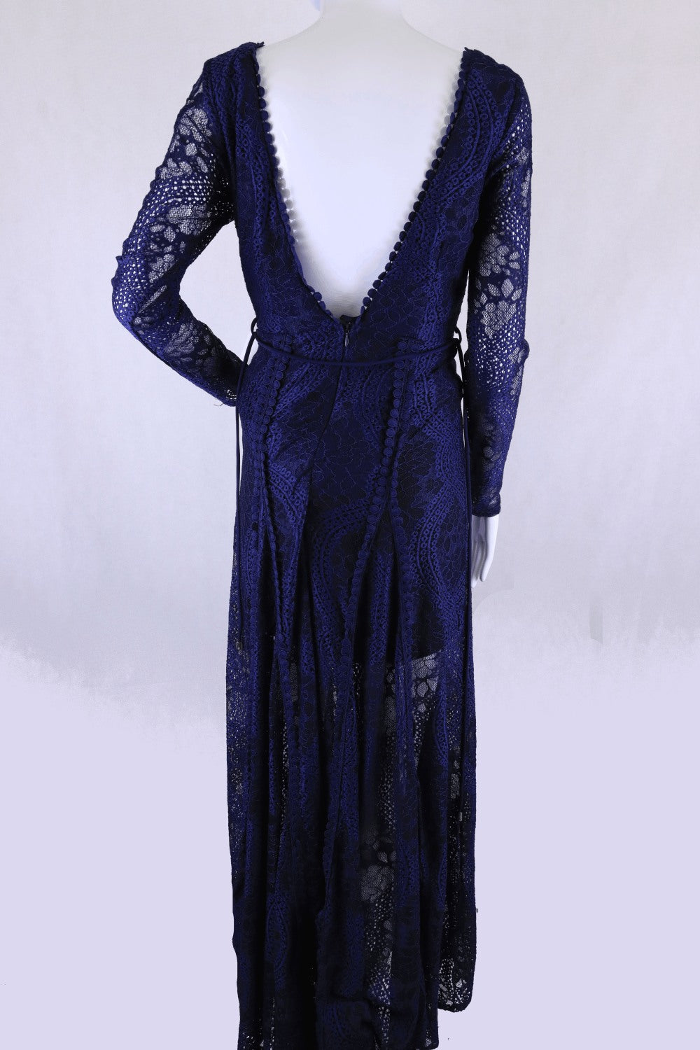 Angel Biba Navy Lace Dress 12