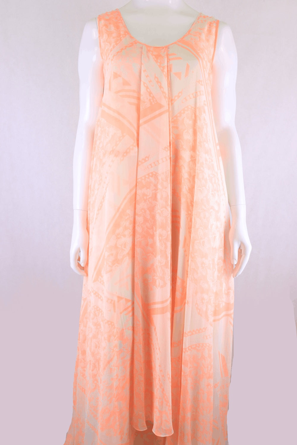 Thurley Orange Patterned Dress 14