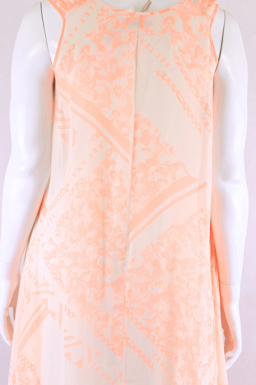 Thurley Orange Patterned Dress 14