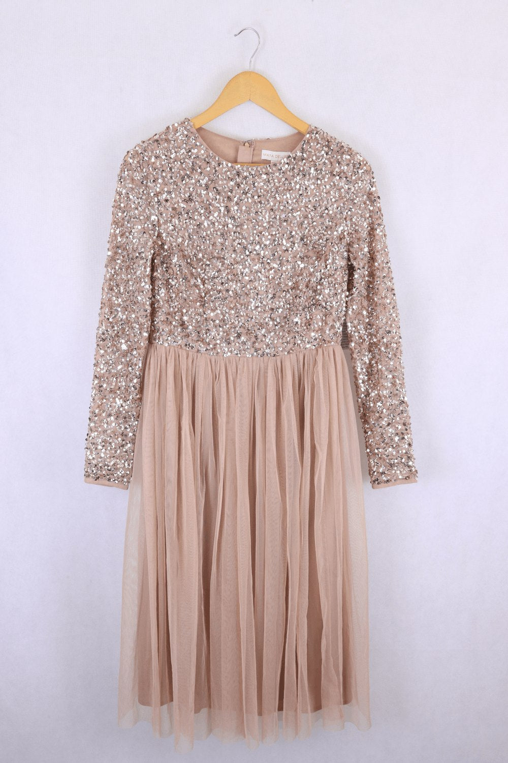 Maya Deluxe Gold Sequin Dress 12 Reluv Clothing Australia