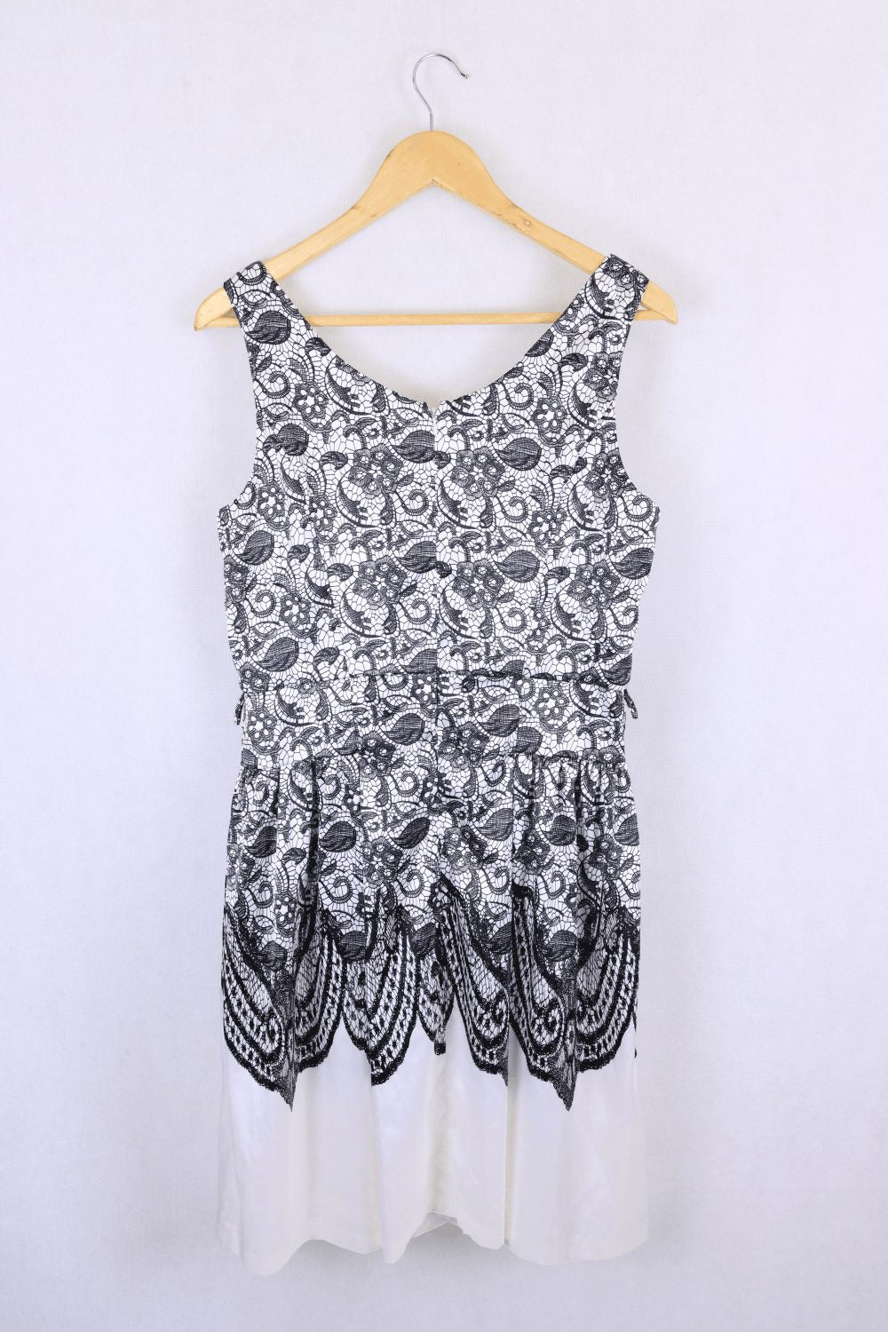 Liz Jordan Black And White Pattern Dress 12