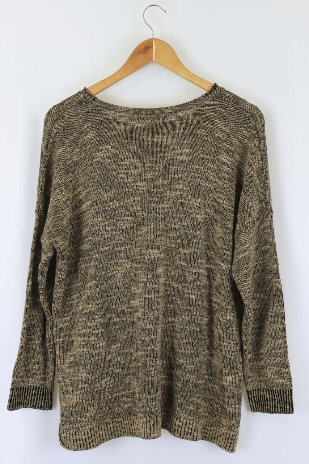 Sportsgirl Brown And Black Knitted Jumper S