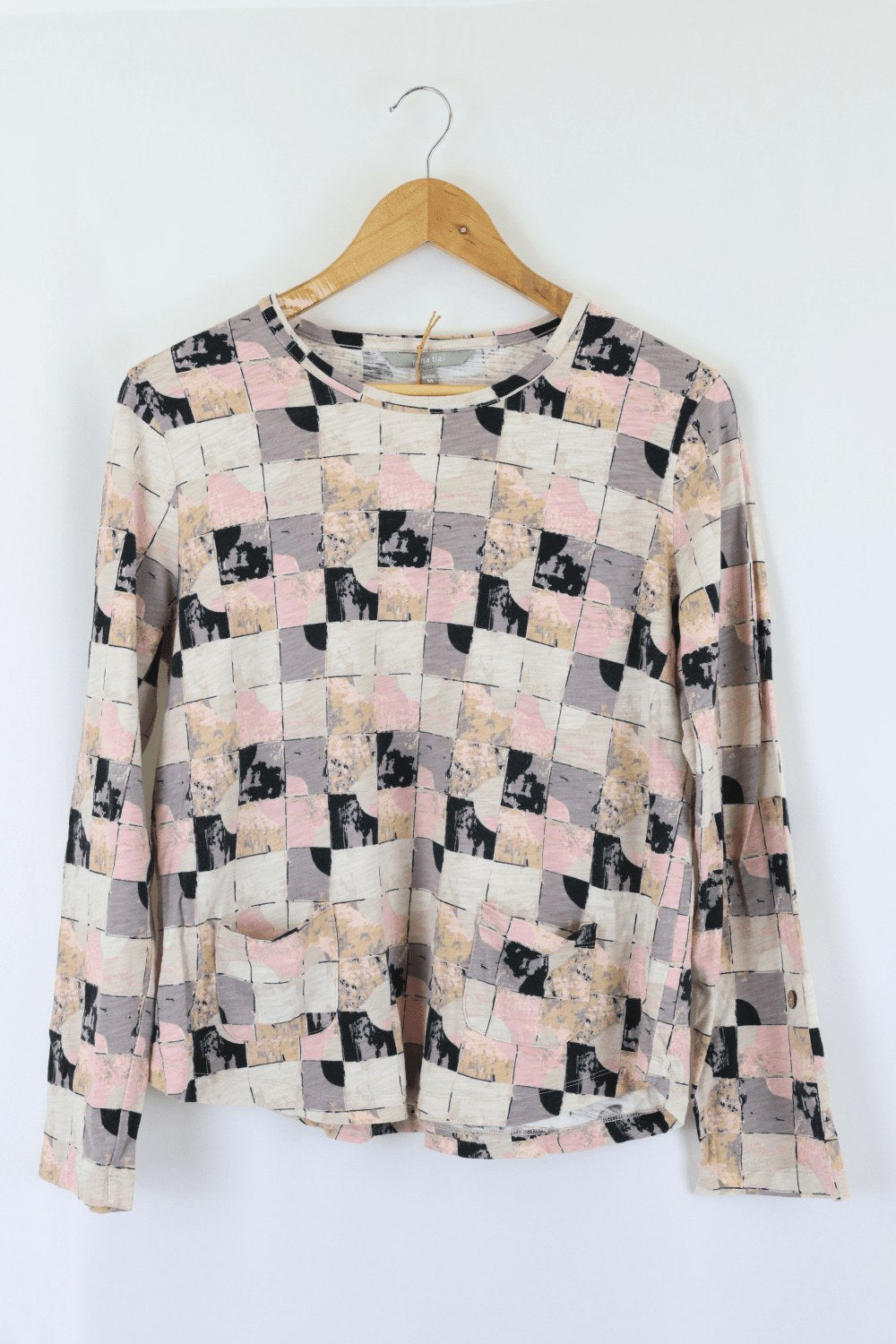 Yarra Trail Pink Square Top M