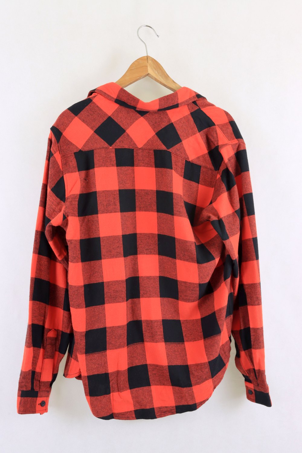 Beau Hudson Black And Red Check Long Sleeve Top XS