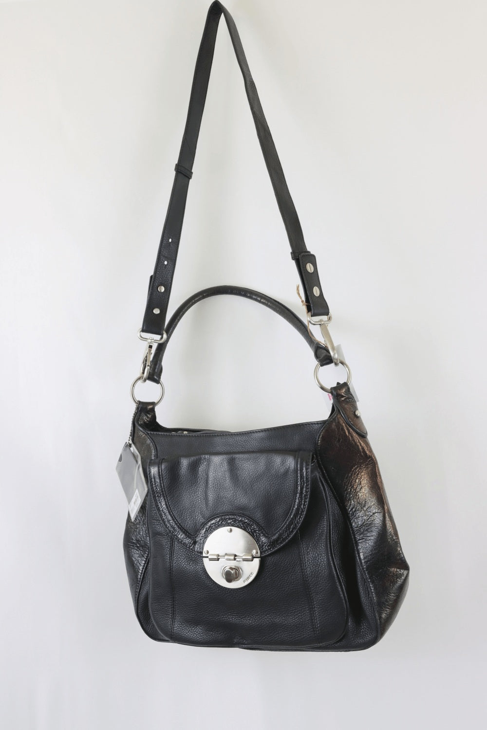 Mimco Turnlock Black Bag