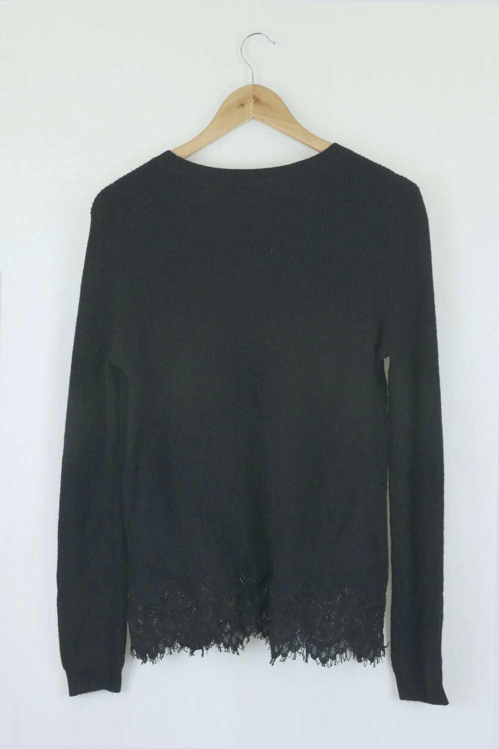 Witchery Black Knitted Jumper XS