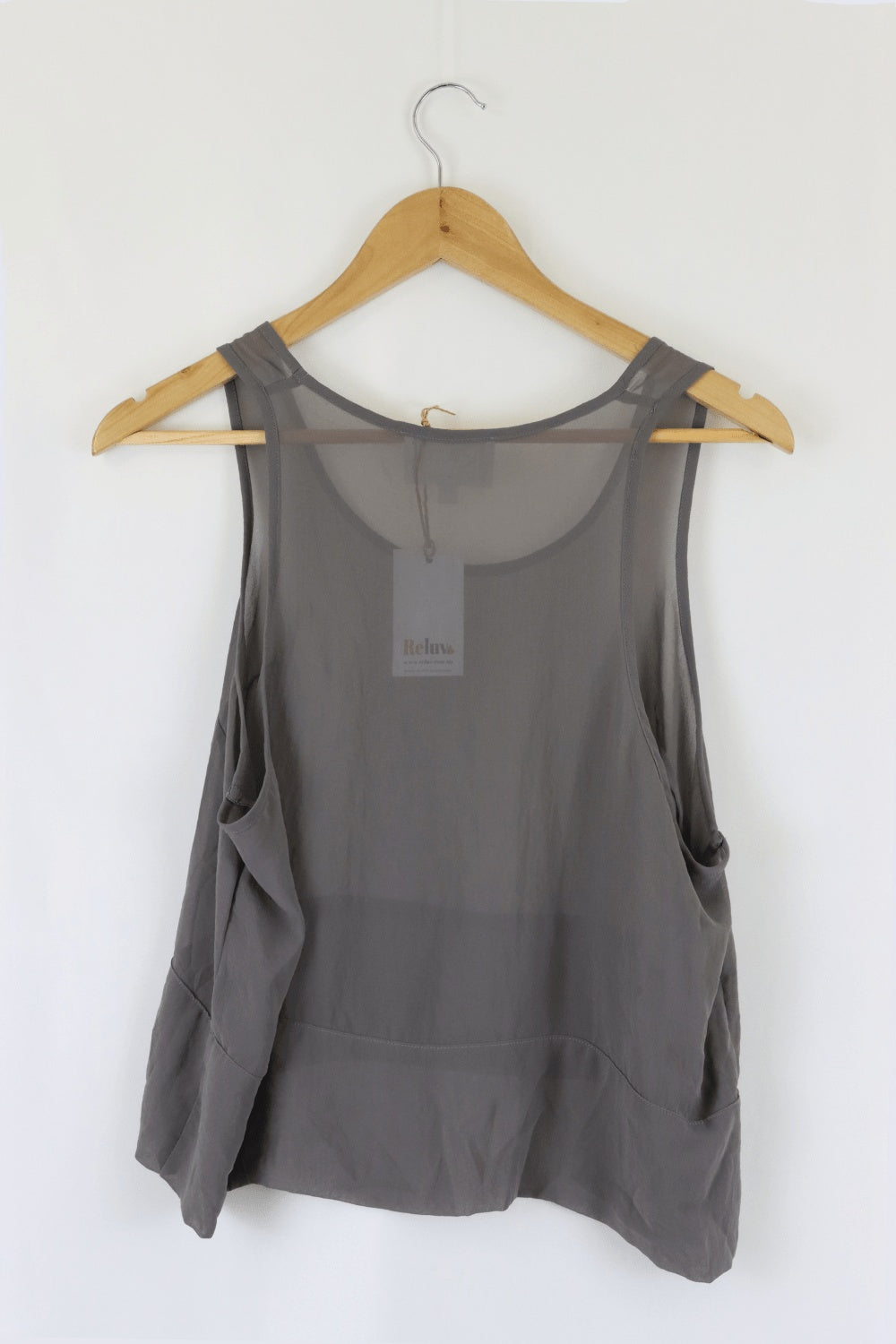 Life With Bird Charcoal Singlet 12