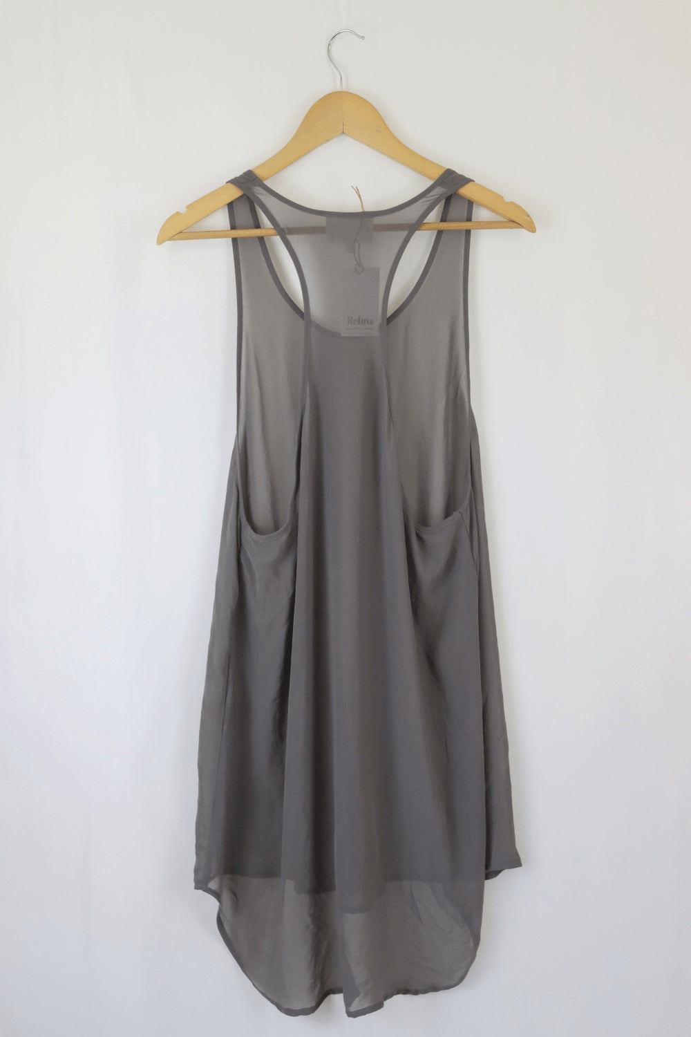 Life With Bird Charcoal Singlet 8