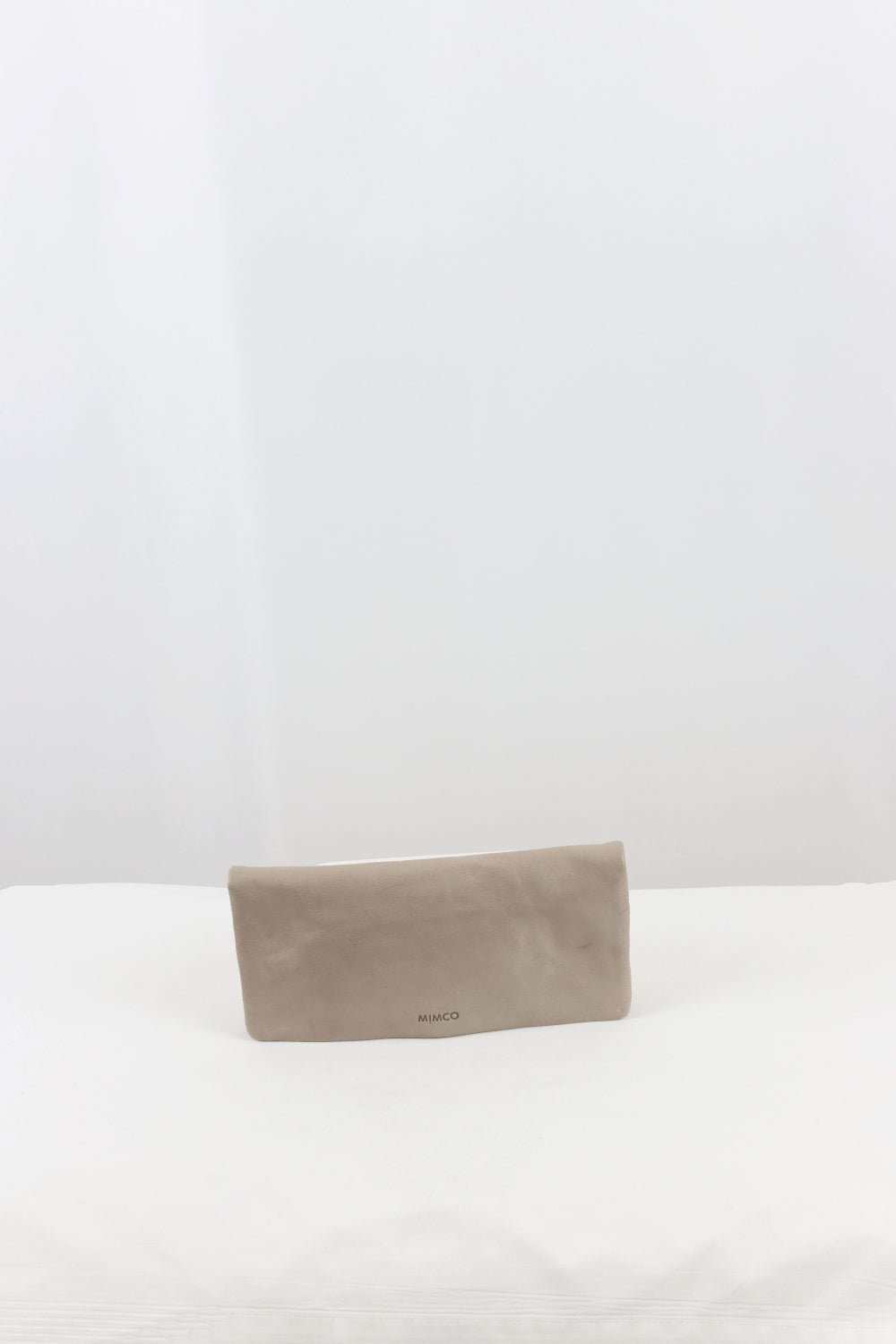 Mimco Brown Wallet With Silver Embossed Mimco Label