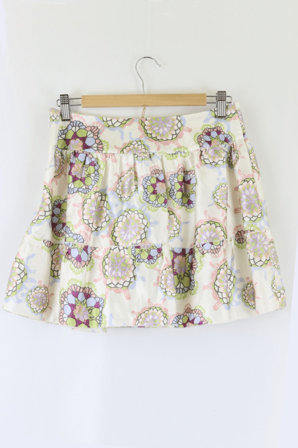 Alannah Hill Floral Skirt Green And Purple 8