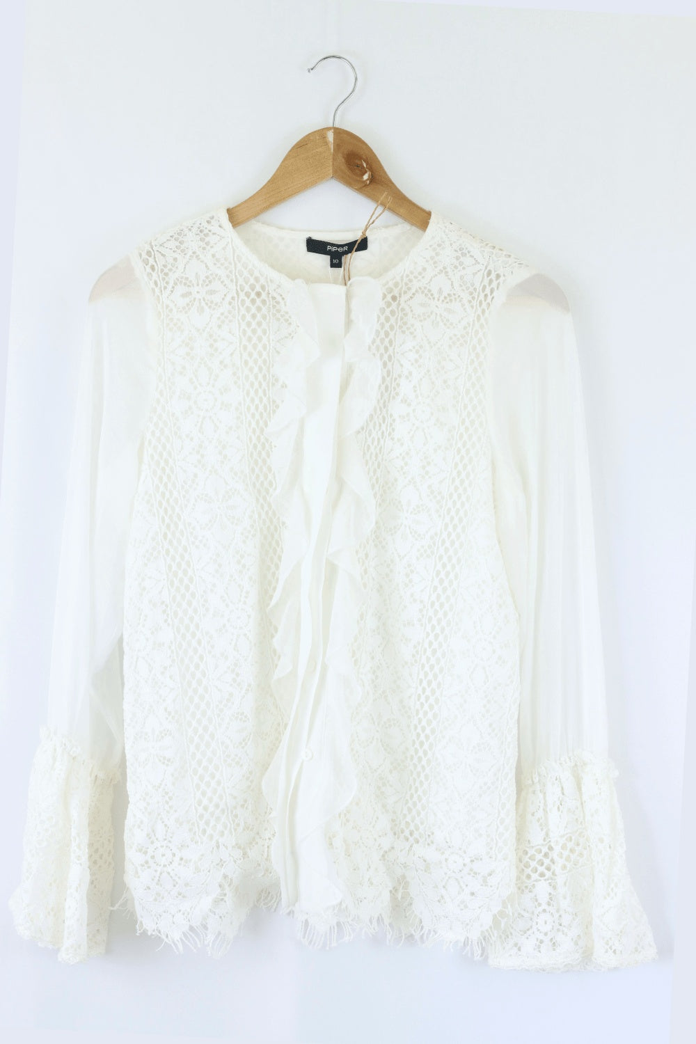 Piper Lace White Top 10