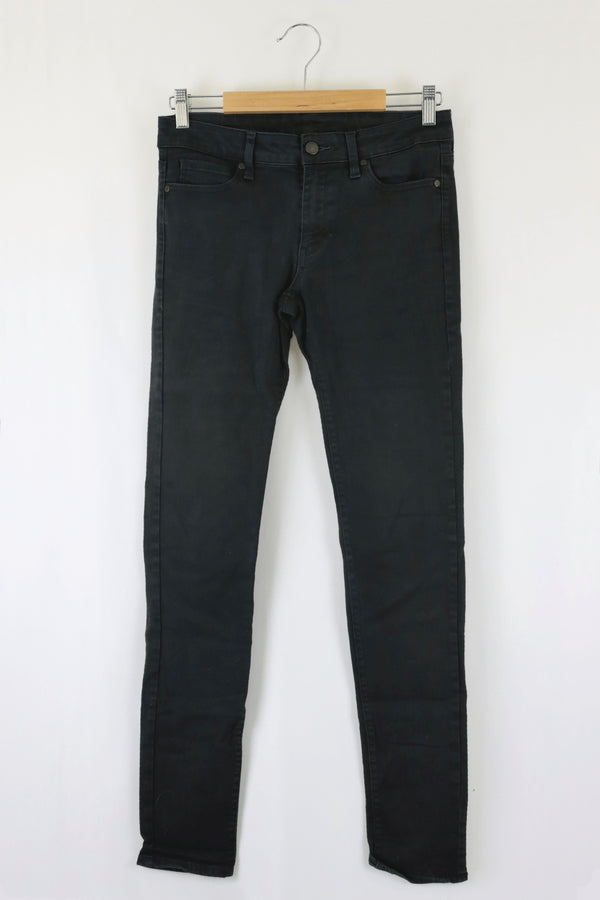 Uniqlo Black Jeans 10 - Reluv Clothing Australia