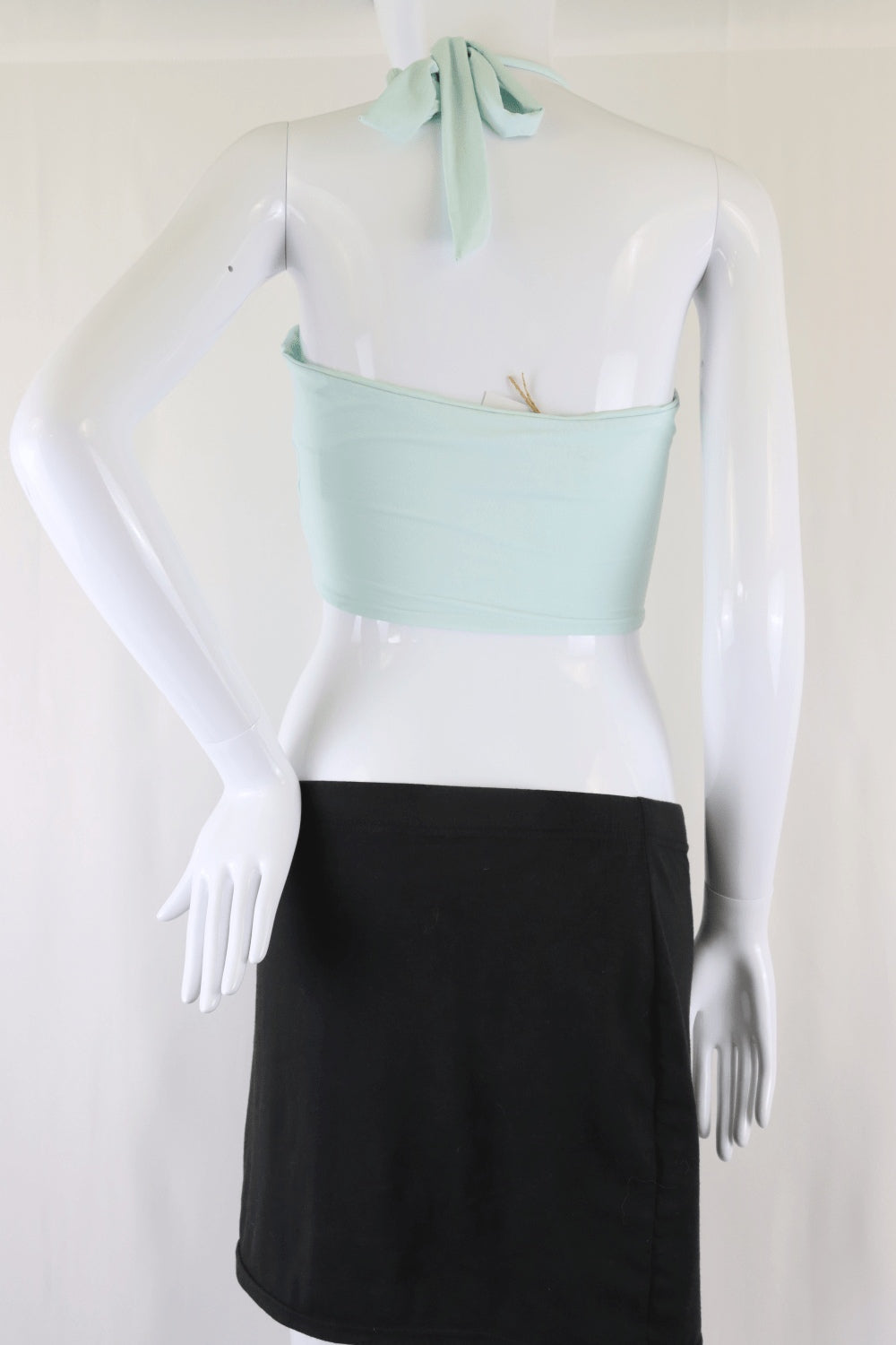 Glassons Blue Cropped Top L