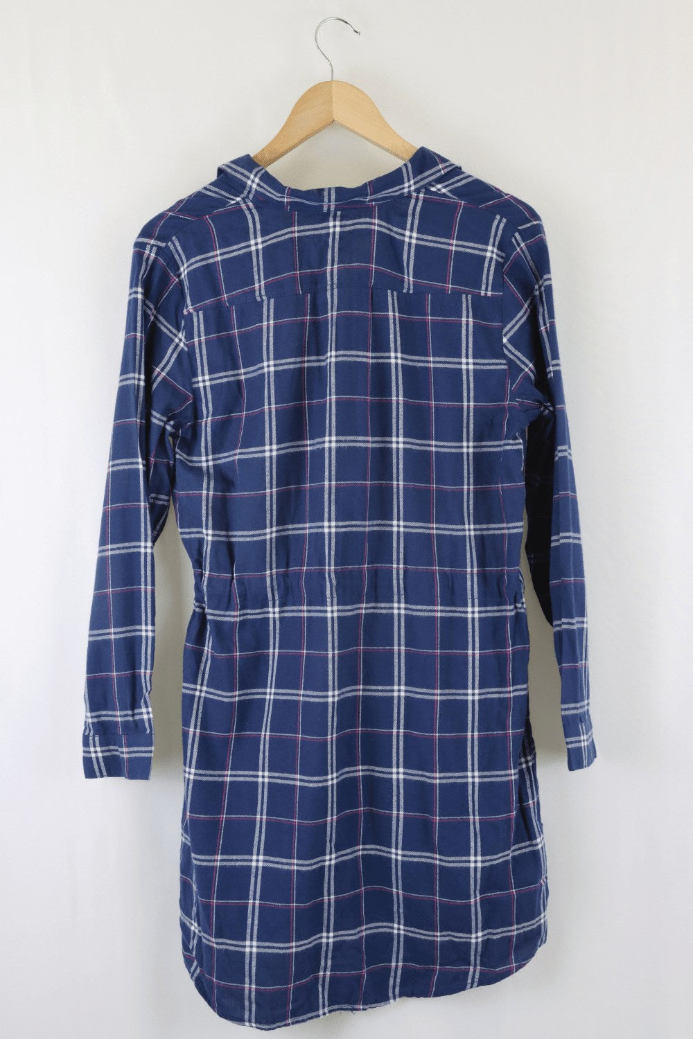 H&amp;M Blue Check Dress 10