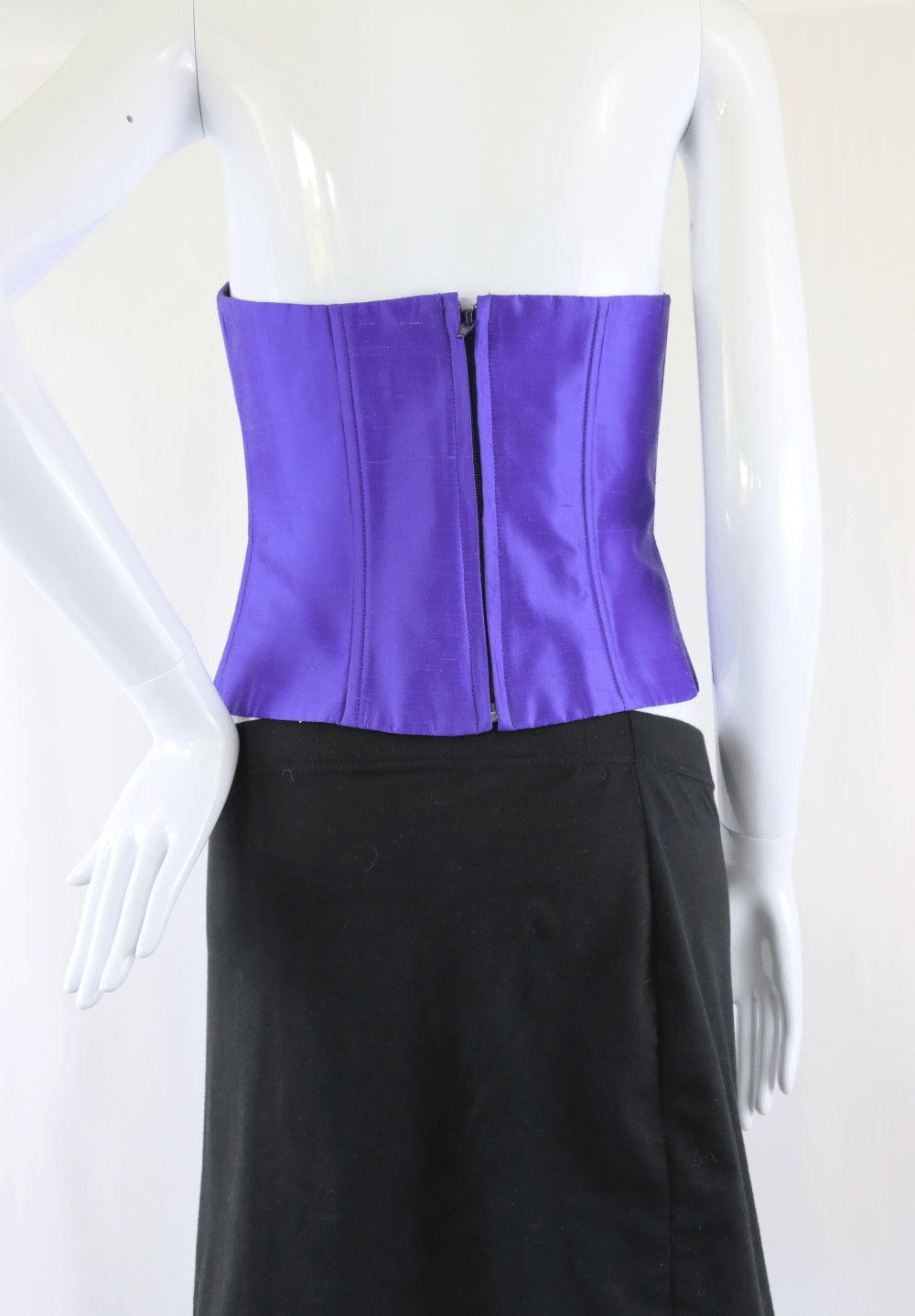 Buz Blue Purple Corset and Shawl 8