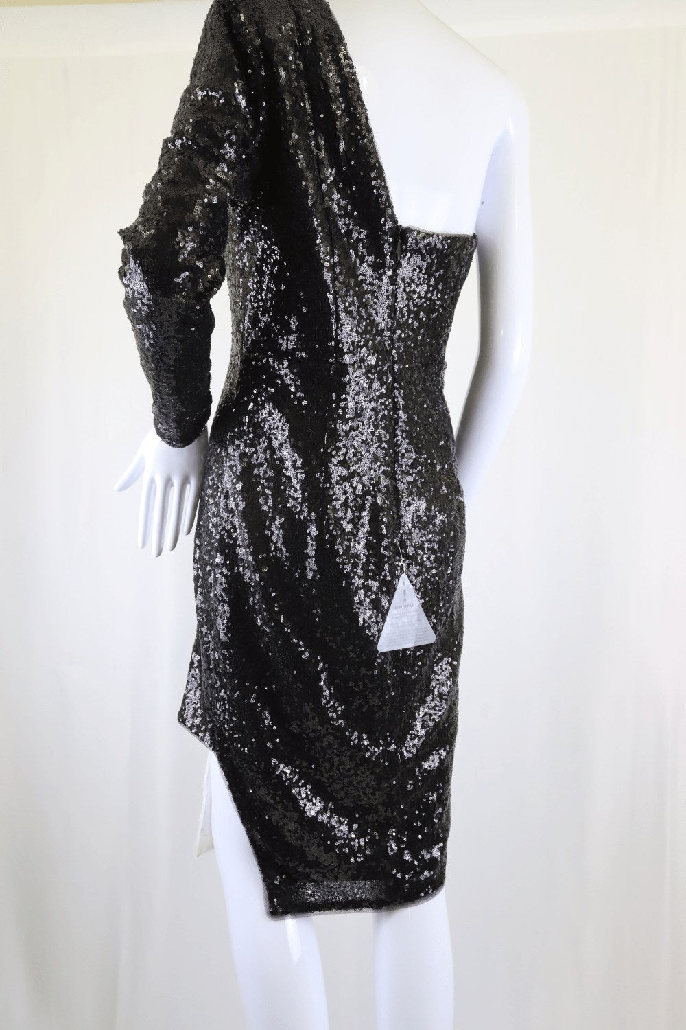 Bariano Black And White Sequin Dress 12 Reluv Clothing Australia