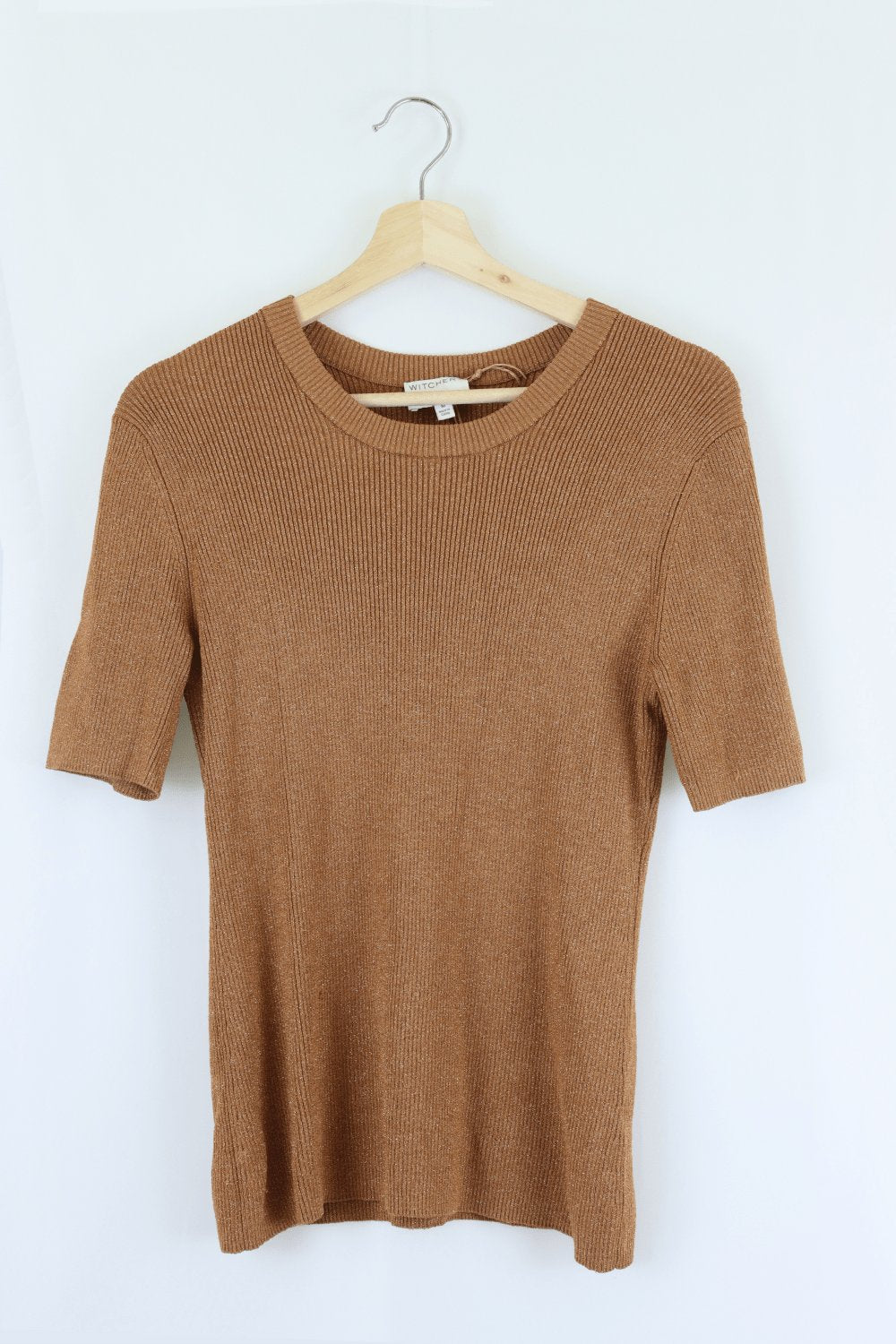 Witchery Brown Sparkle Top M