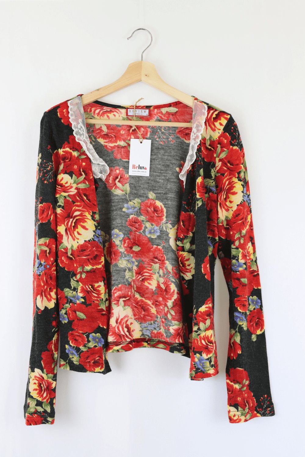 Review Floral Red Cardigan 14