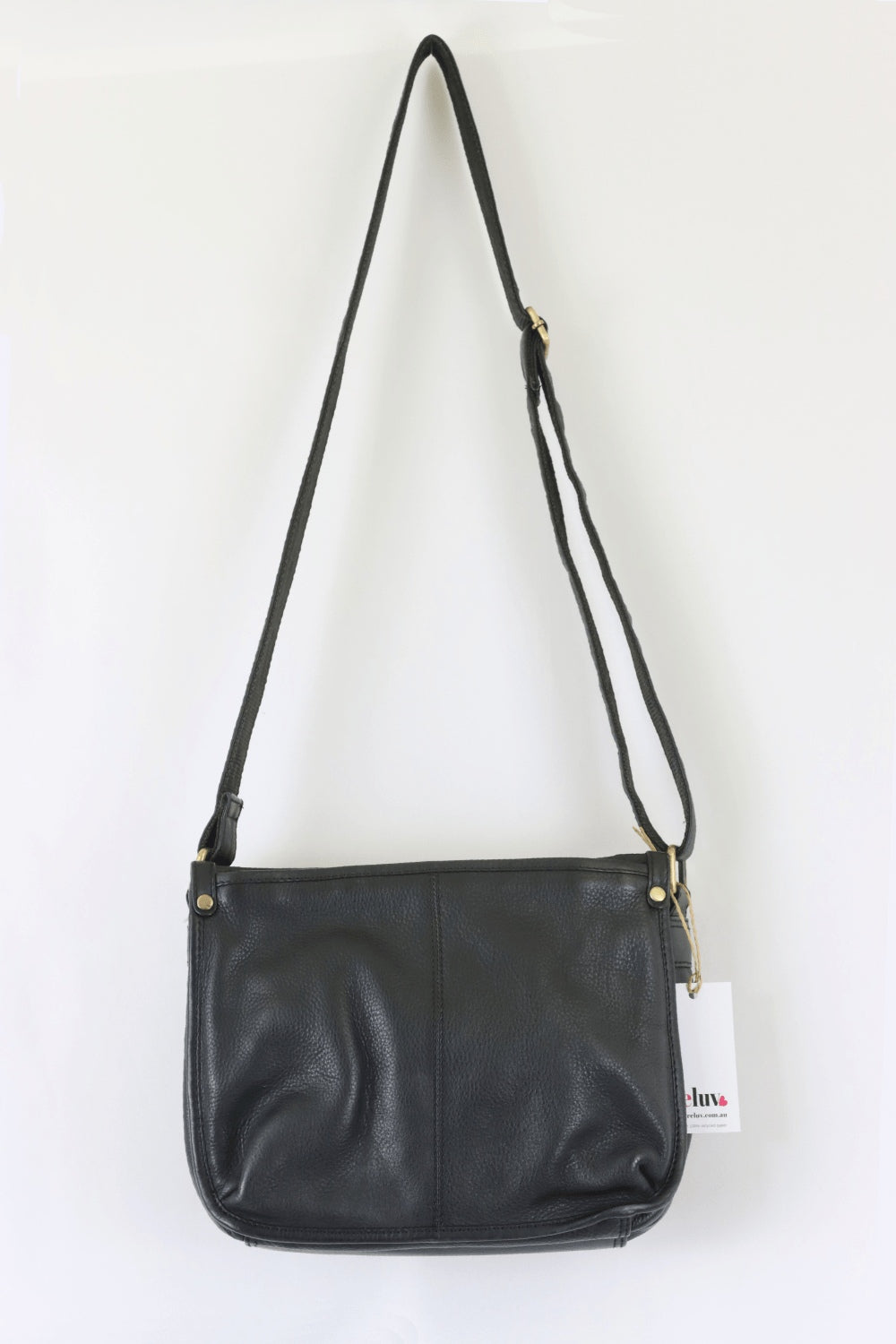 Boutique Black Leather Bag