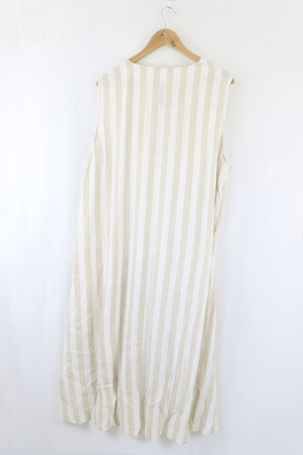 Taking Shape TS Brown And White Striped Dress 22