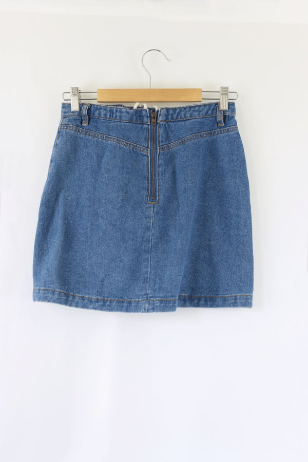 Forever New Denim Skirt 8 - Reluv Clothing Australia