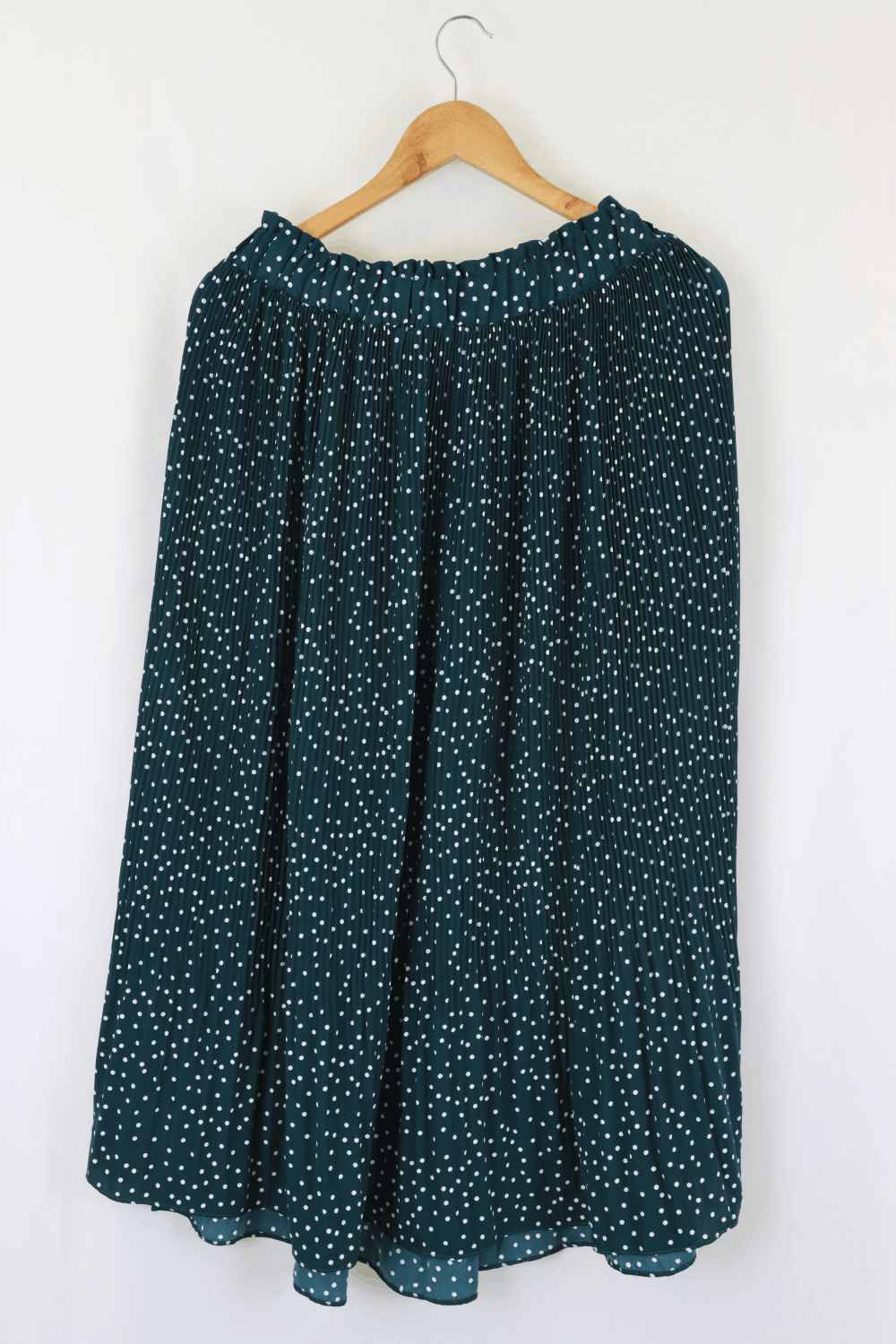 House Of Sienna Polka Dot Green Skirt 12