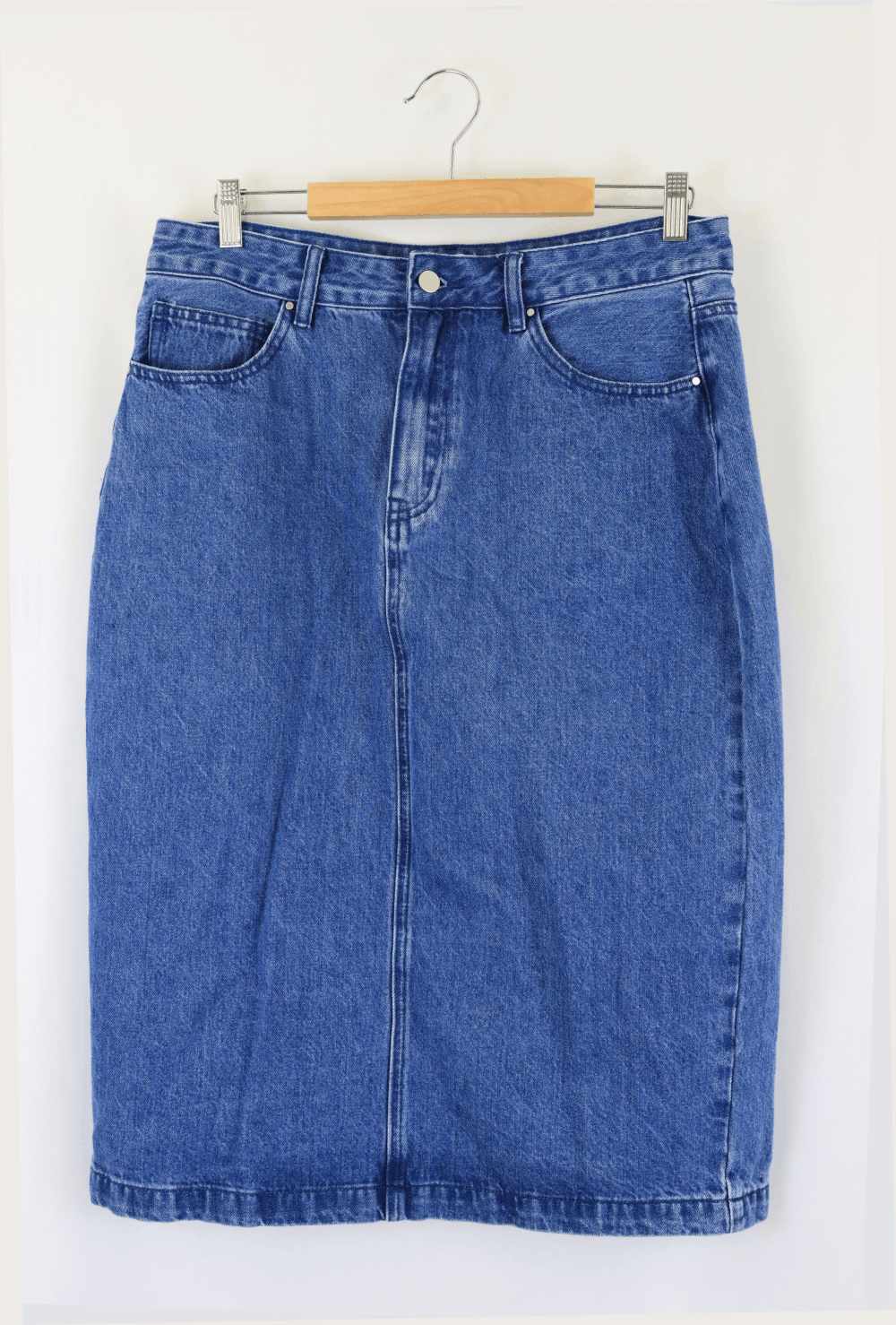 Seed Blue Denim Skirt 14