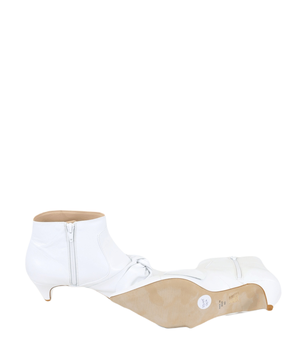 Asos White With Bows Boots 9