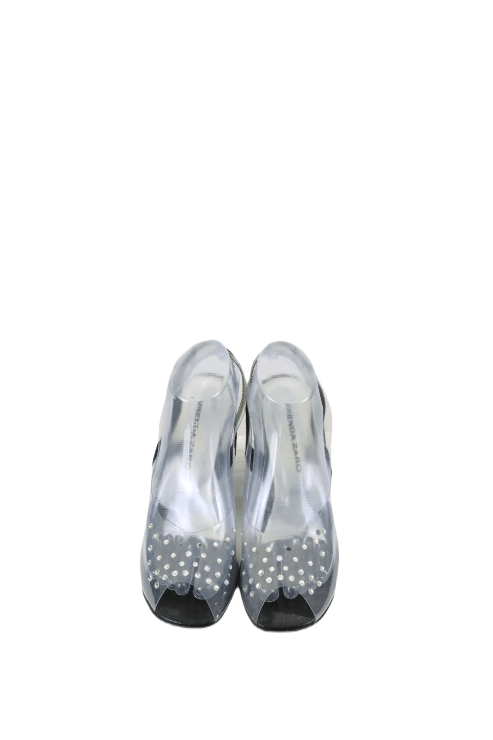 Brenda Zaro Clear Wedges With Sparkles 9