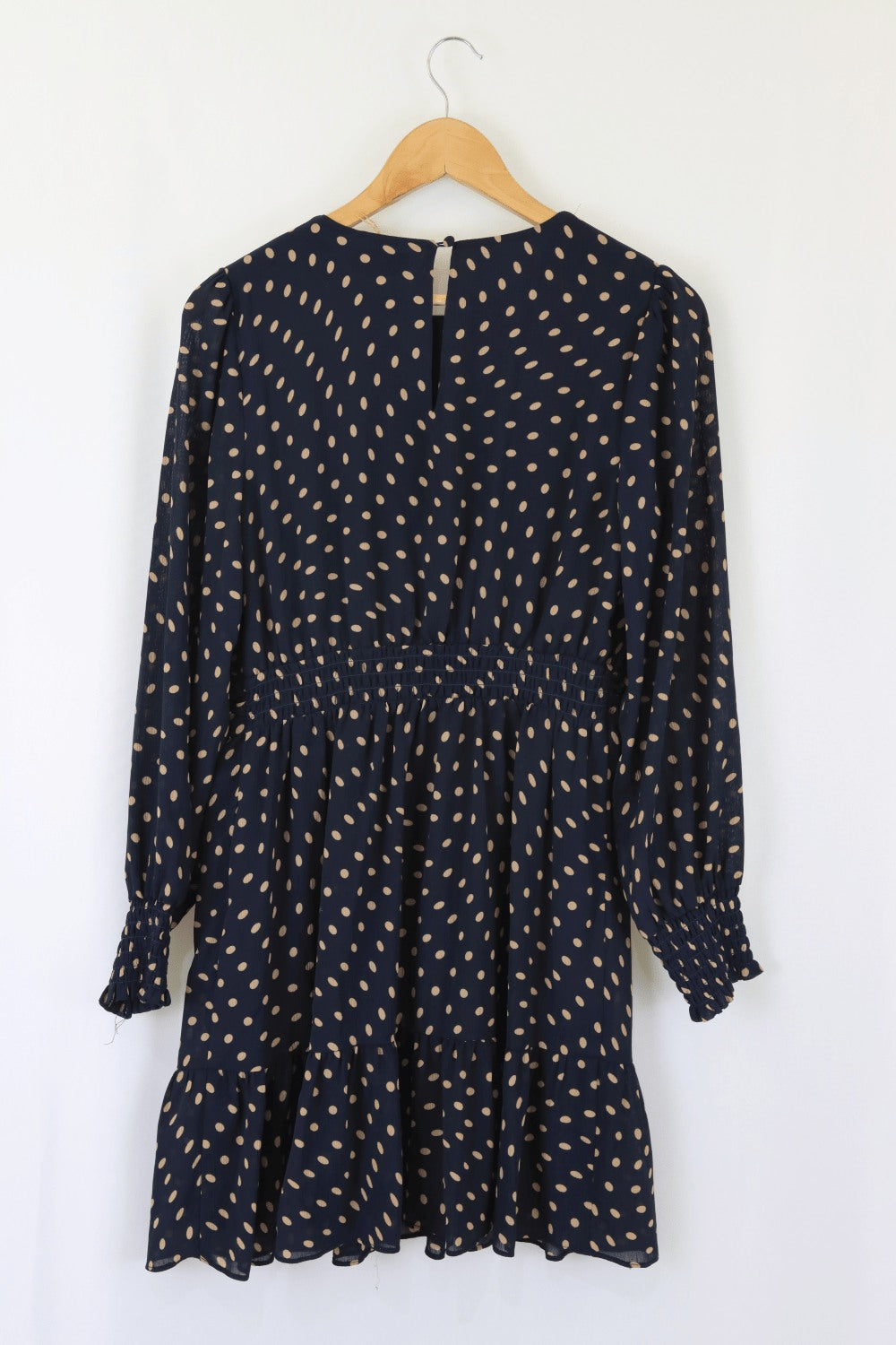 Tokito Blue And Brown Polka Dot Dress 10