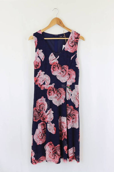 Capri Black Floral Mesh Midi Dress – Beginning Boutique NZ