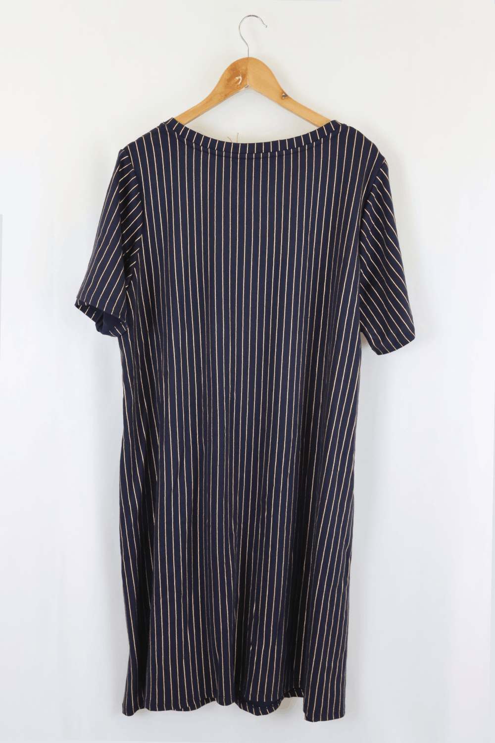 Sara Striped Navy Dress 20